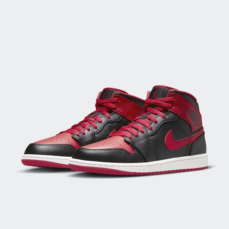 Air Jordan1 MID 桜木花道 DQ8426-060 Bred Nike Air Jordan 1 Mid Alternate Bred Red White Black DQ8426